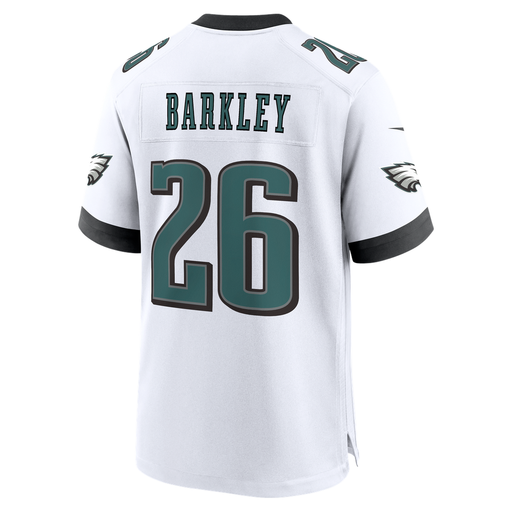 Philadelphia Eagles Saquon Barkley Nike Midnight Green Game Jersey