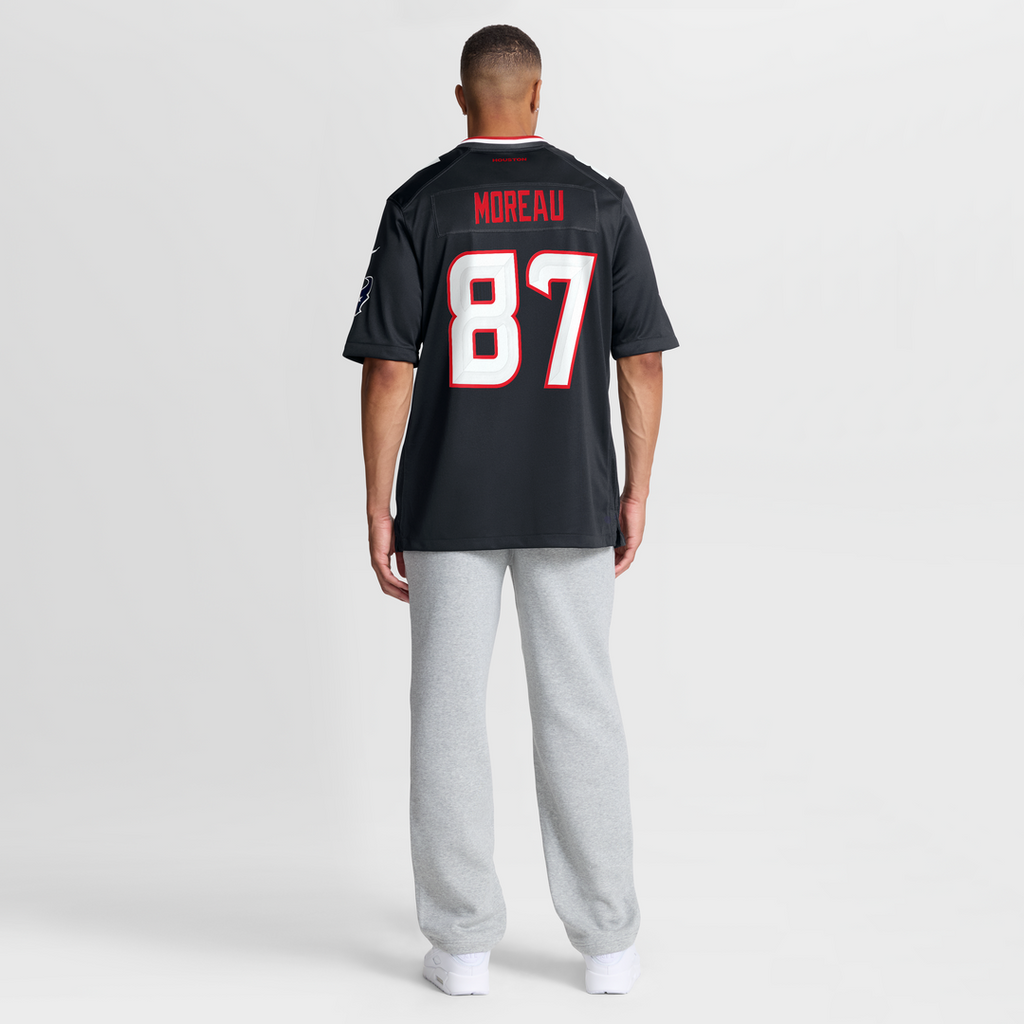 Houston Texans Foster Moreau Nike Navy Game Jersey