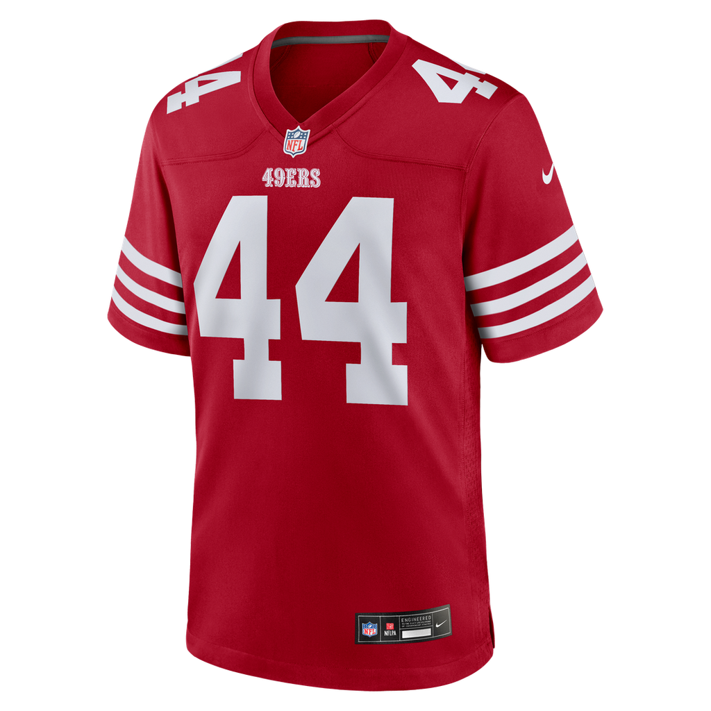 San Francisco 49ers Kyle Juszczyk Nike Scarlet Game Jersey