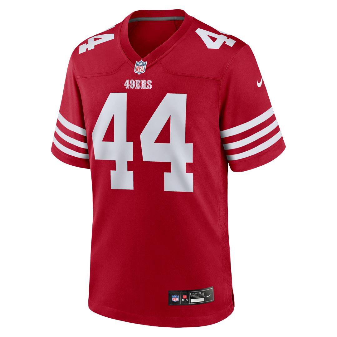San Francisco 49ers Kyle Juszczyk Nike Scarlet Game Jersey