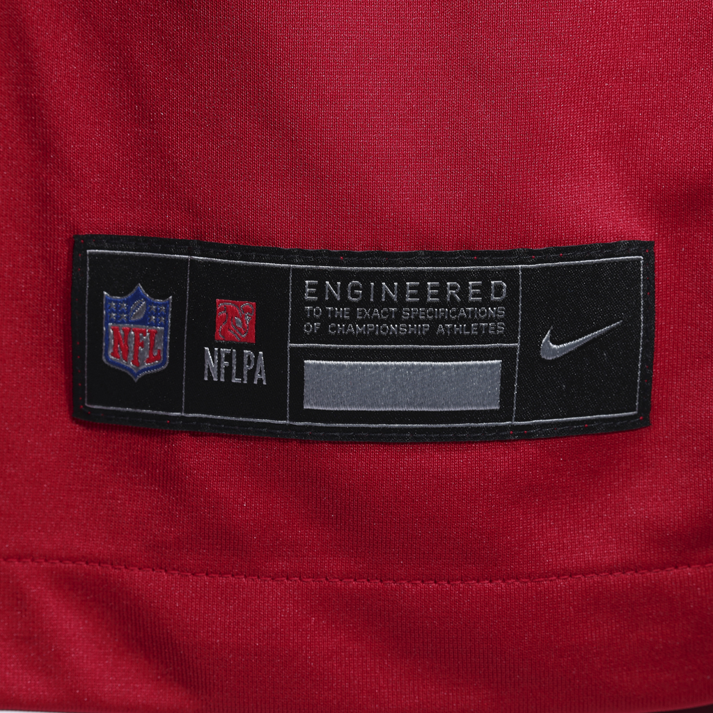 San Francisco 49ers Mac Jones Nike Scarlet Game Jersey