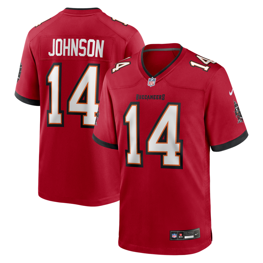 Tampa Bay Buccaneers Brad Johnson Nike Red Retired Player Game Jersey