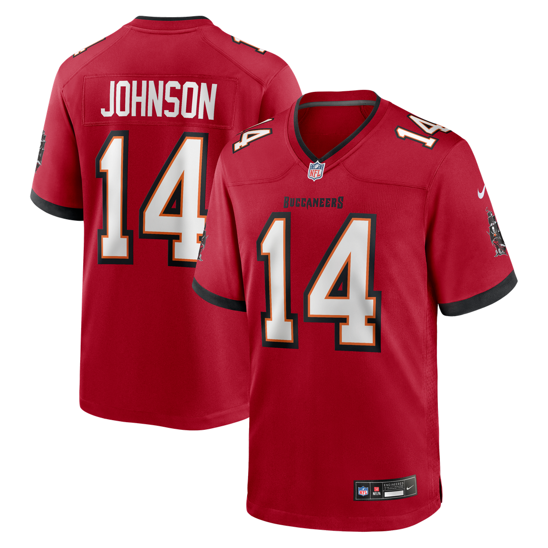 Tampa Bay Buccaneers Brad Johnson Nike Red Retired Player Game Jersey