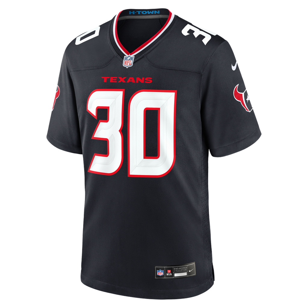 Houston Texans Brandon Codrington Nike Navy Game Jersey