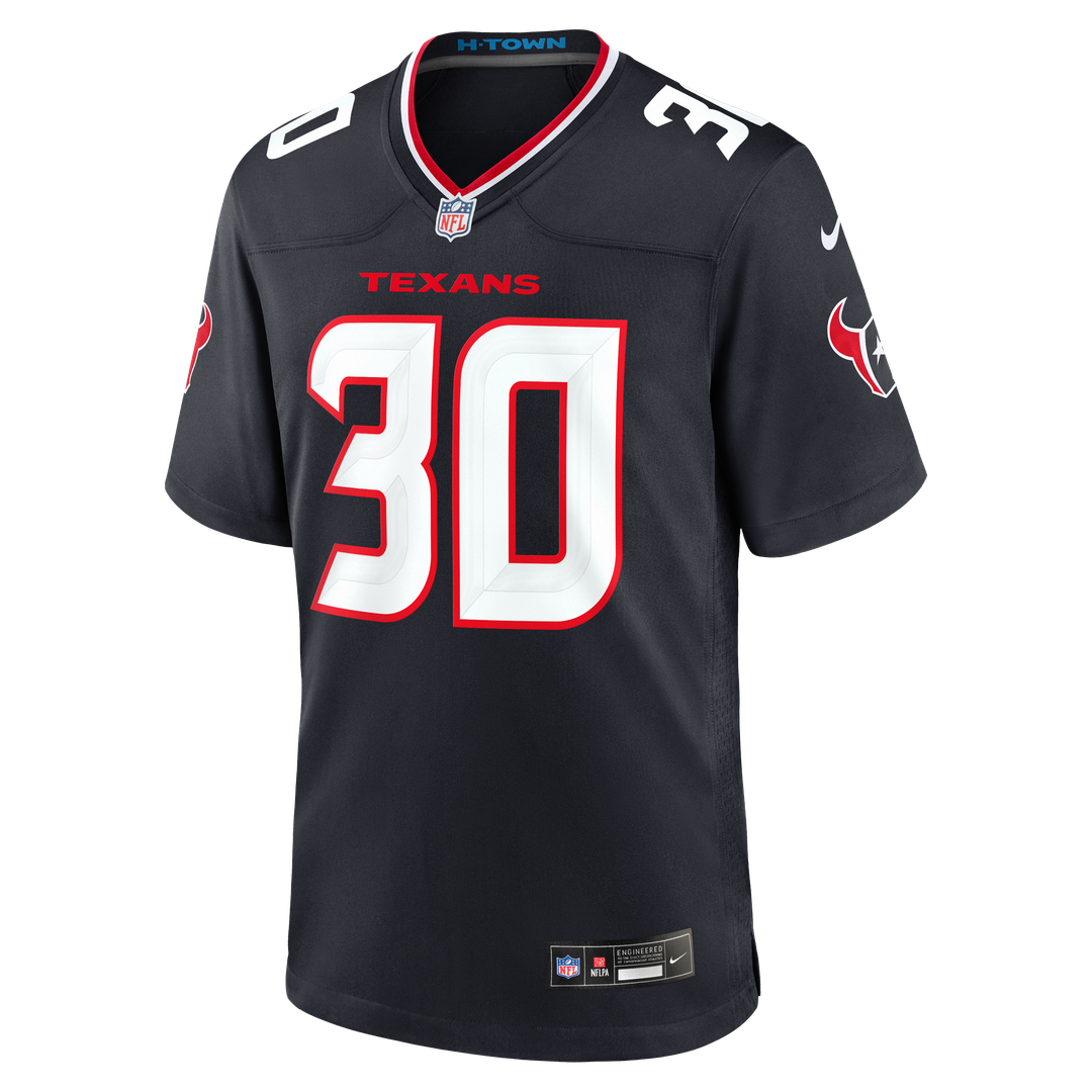 Houston Texans Brandon Codrington Nike Navy Game Jersey