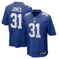 New York Giants Nic Jones Nike Royal Game Jersey