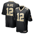 New Orleans Saints Chris Olave Nike Black Game Jersey