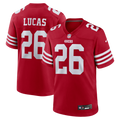San Francisco 49ers Chase Lucas Nike Scarlet Game Jersey
