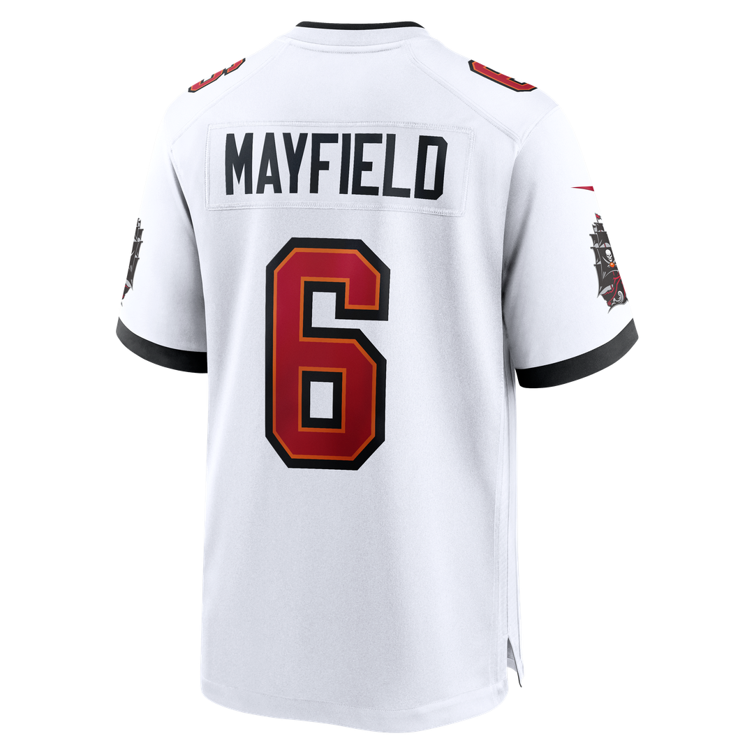 Tampa Bay Buccaneers Baker Mayfield Nike Pewter Alternate Game Jersey