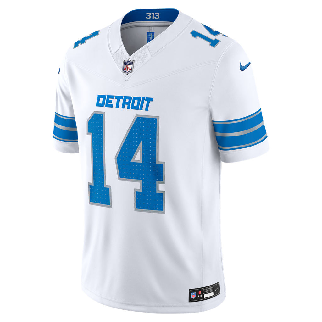 Detroit Lions Amon - Ra St. Brown Nike White Vapor FUSE Stitched Limited Jersey