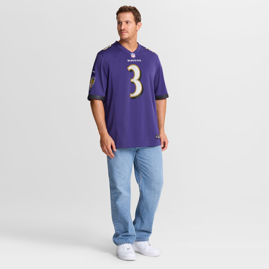 Baltimore Ravens Chidobe Awuzie Nike Purple Game Jersey