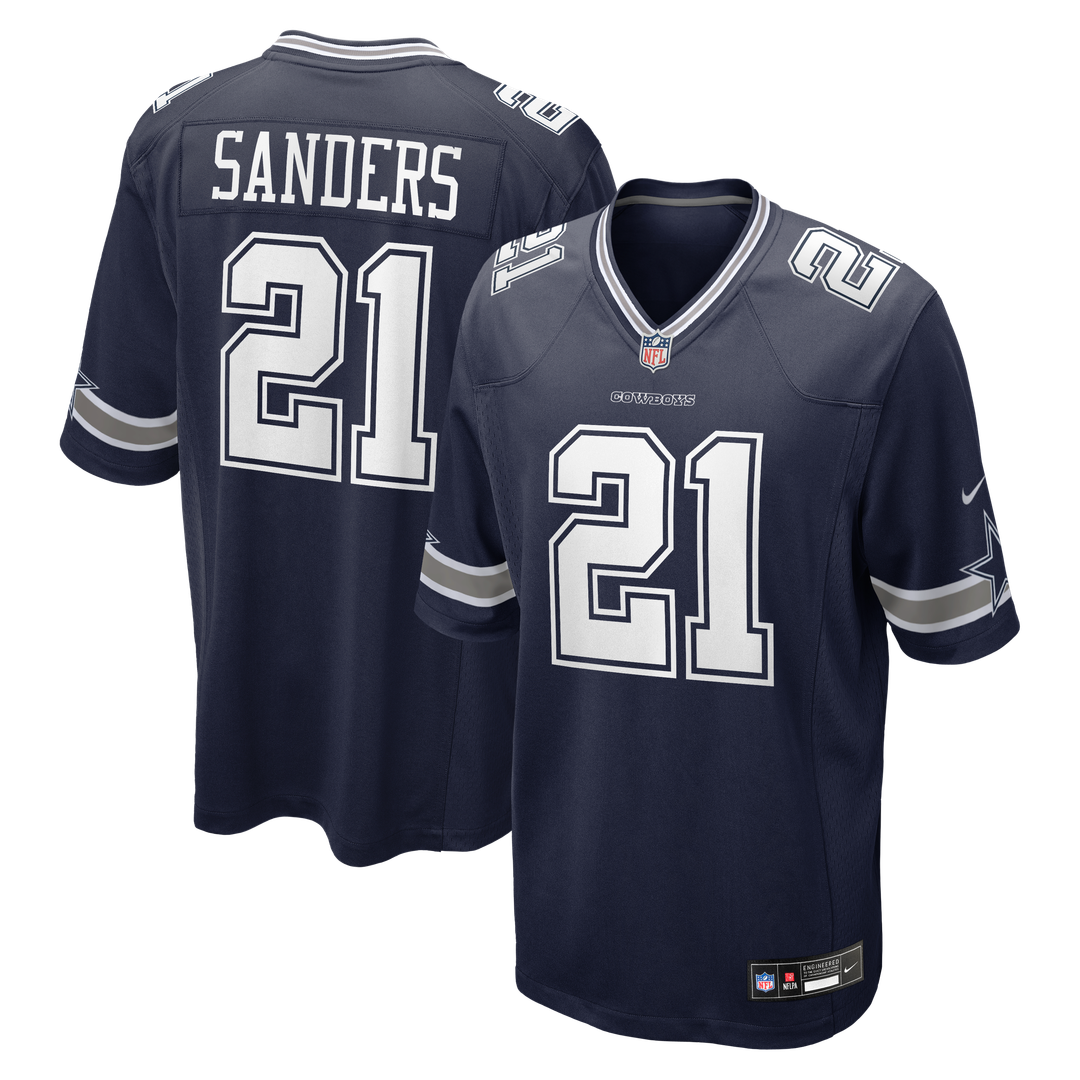 Dallas Cowboys Deion Sanders Nike Navy Team Retired Game Jersey