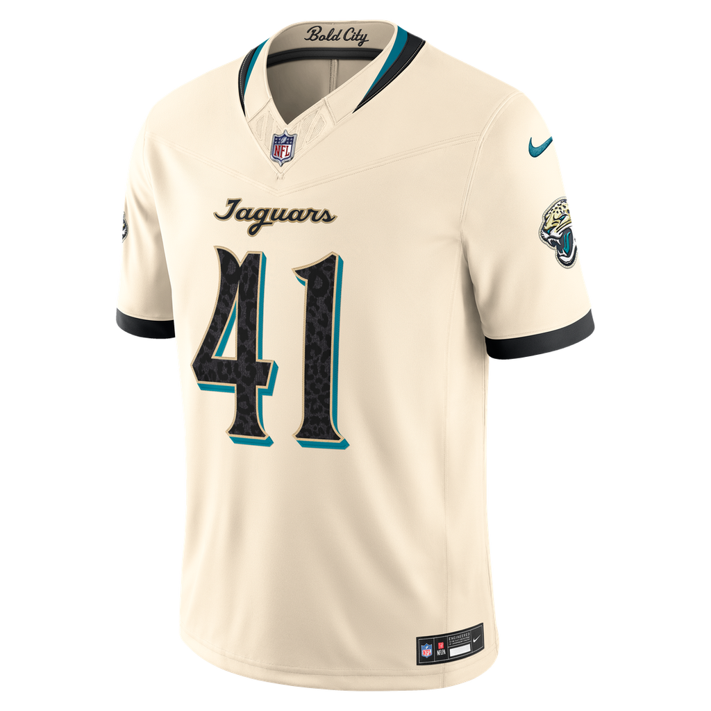 Jacksonville Jaguars Josh Hines - Allen Nike Natural 2026 Rivalries Collection Stitched Limited Jersey