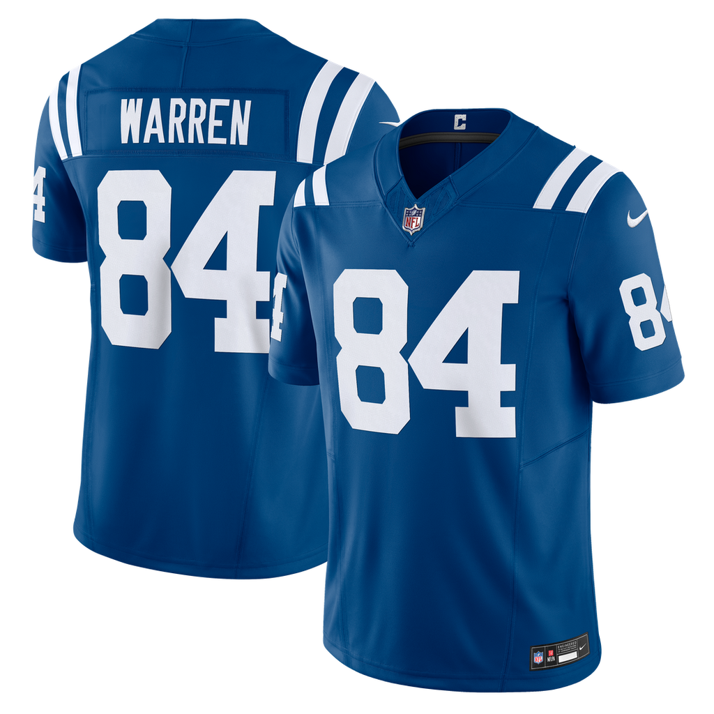 Indianapolis Colts Tyler Warren Nike Royal Team Vapor FUSE Limited Jersey