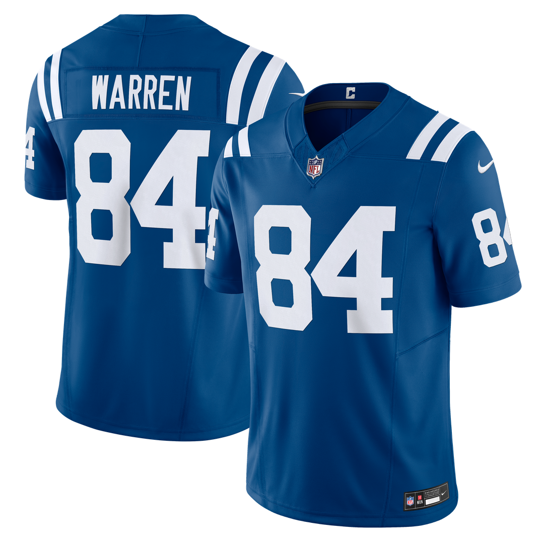 Indianapolis Colts Tyler Warren Nike Royal Team Vapor FUSE Limited Jersey