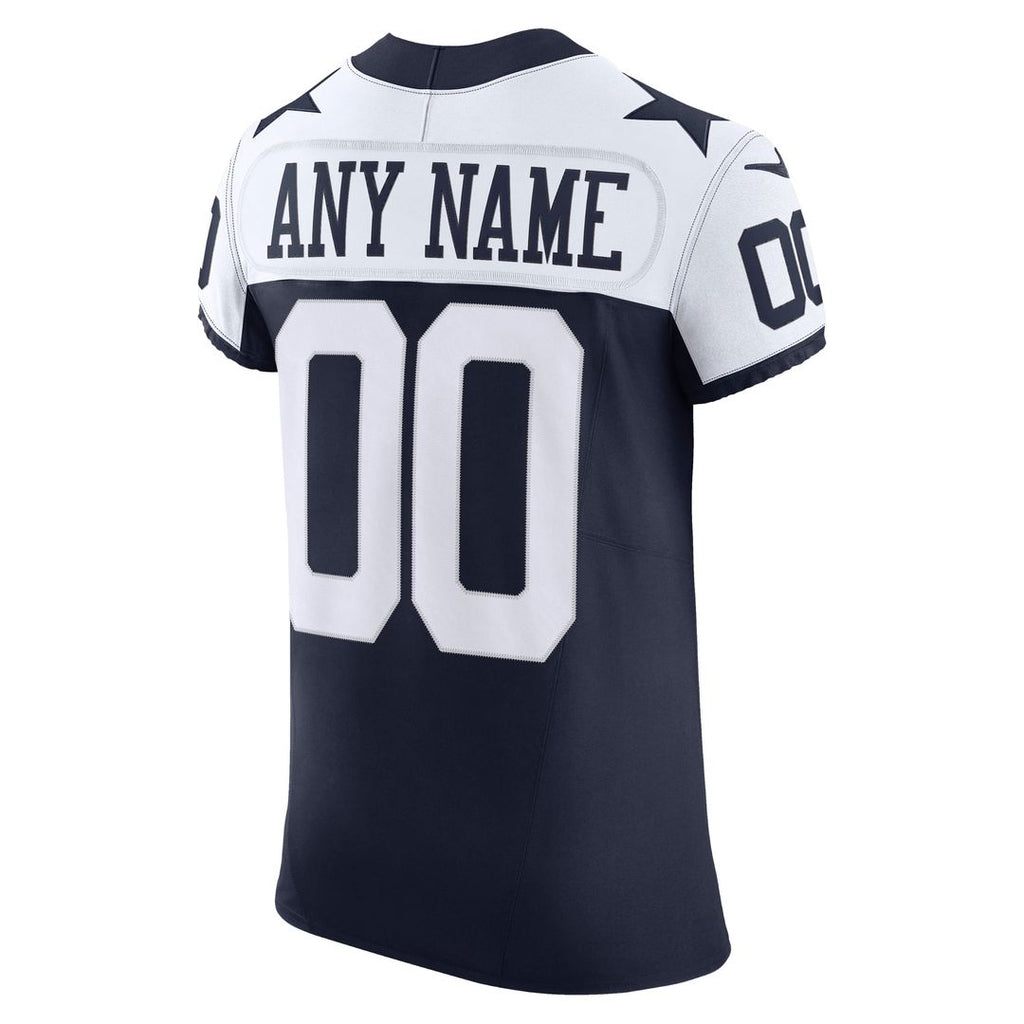 Dallas Cowboys Nike Navy Vapor FUSE Elite Custom Jersey
