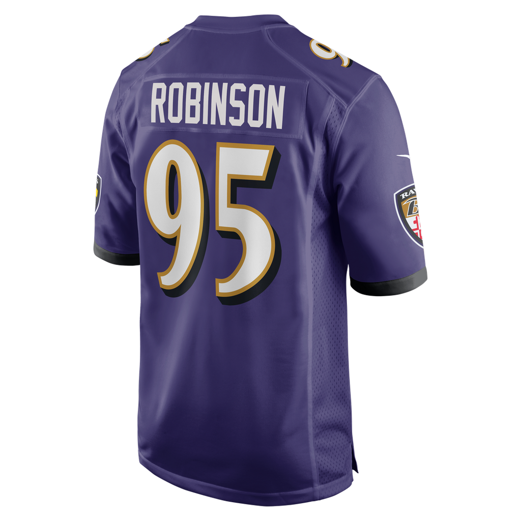 Baltimore Ravens Tavius Robinson Nike Purple Game Jersey