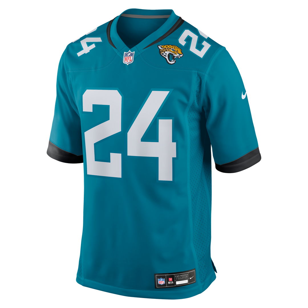 Jacksonville Jaguars Chris Rodriguez Jr. Nike Teal Game Jersey