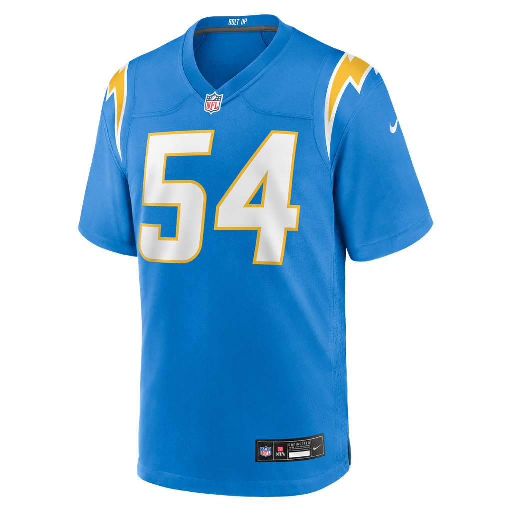 Los Angeles Chargers Kyle Kennard Nike Powder Blue Game Jersey