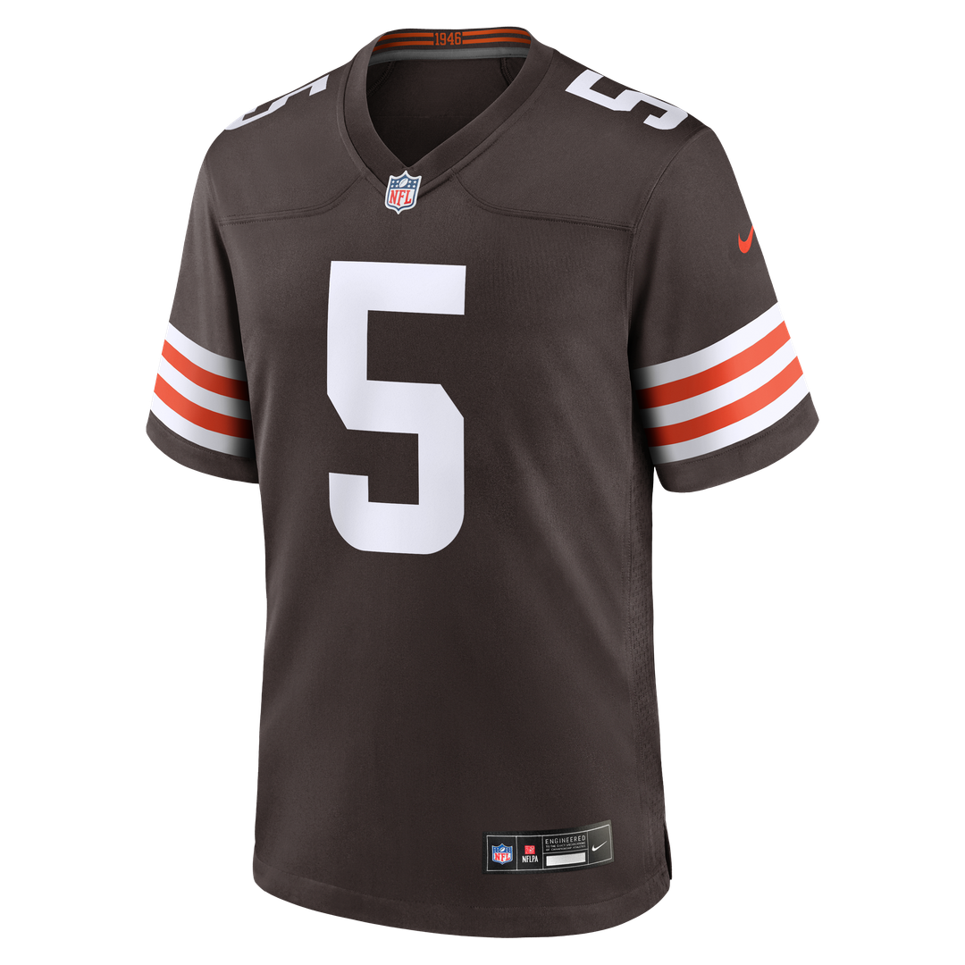 Cleveland Browns Rayshawn Jenkins Nike Brown Game Jersey