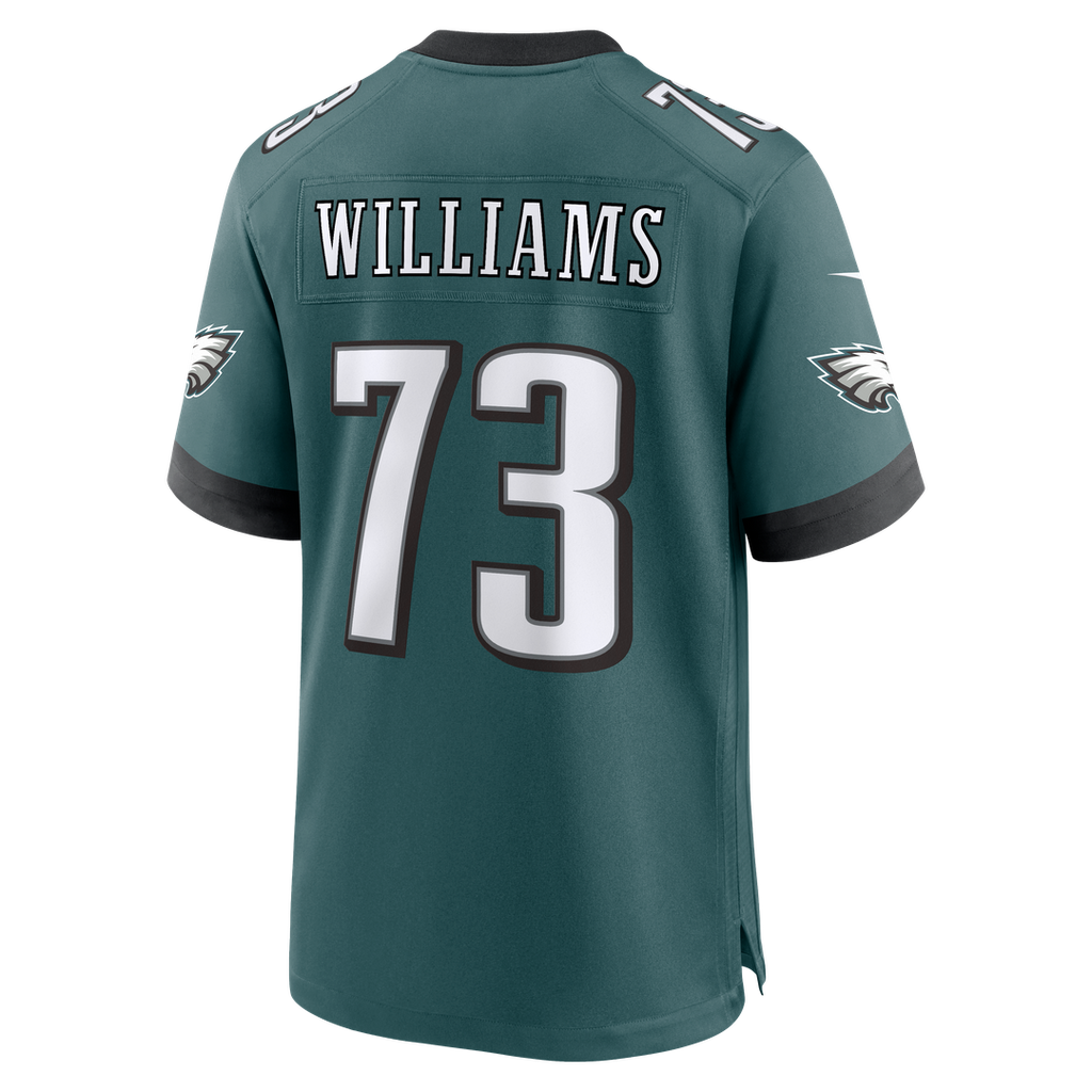Philadelphia Eagles Cameron Williams Nike Midnight Green Game Jersey
