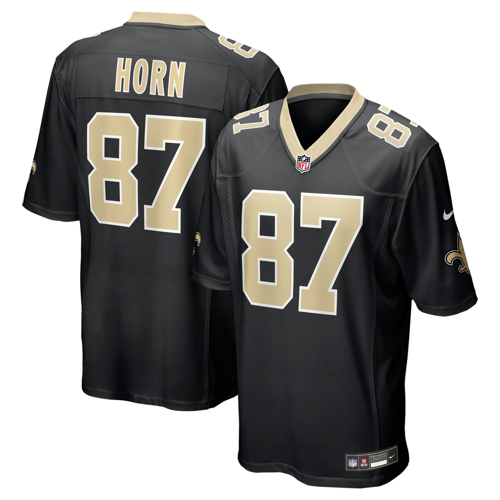 New Orleans Saints Joe Horn Nike Black Retired Player Game Jersey