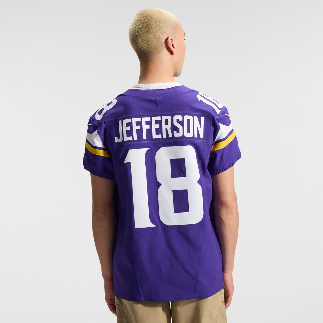 Minnesota Vikings Justin Jefferson Nike Purple Team Vapor FUSE Elite Jersey