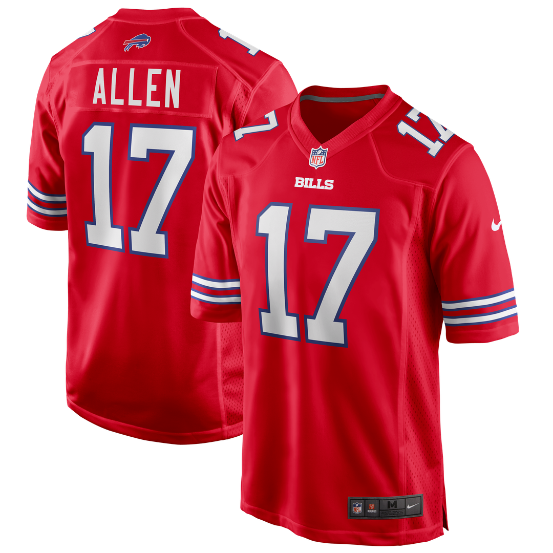 Buffalo Bills Josh Allen Nike White White Game Jersey