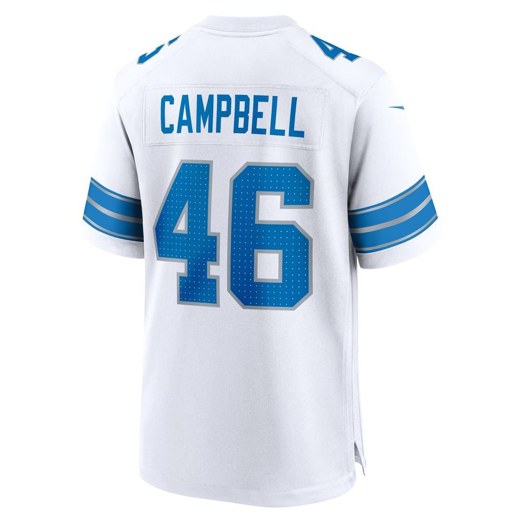 Detroit Lions Jack Campbell Nike Blue Game Jersey