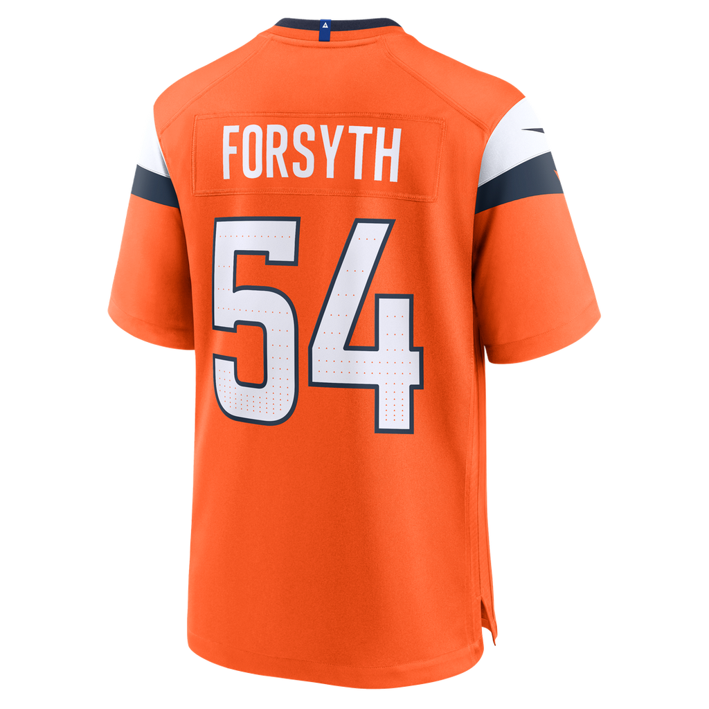Denver Broncos Alex Forsyth Nike Orange Game Jersey