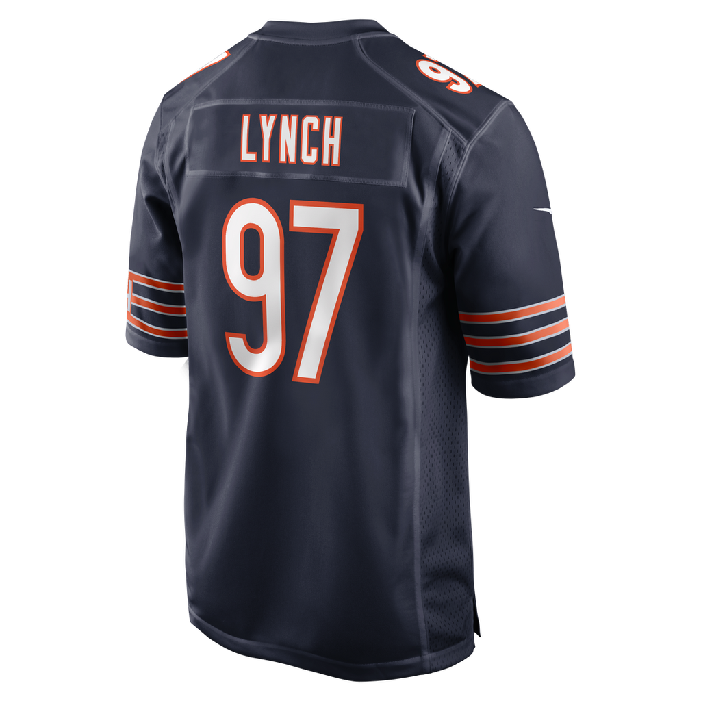 Chicago Bears James Lynch Nike Navy Game Jersey