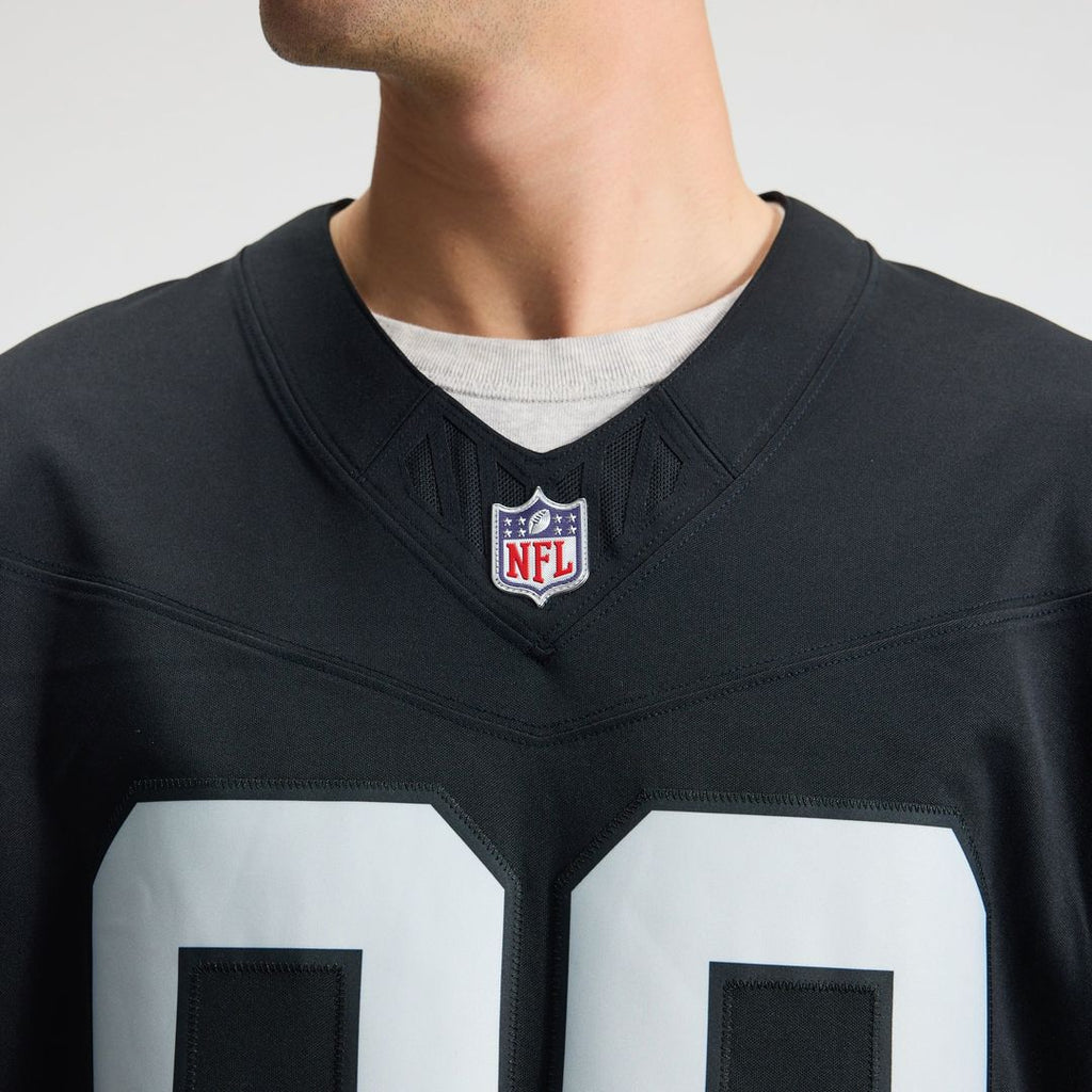 Las Vegas Raiders Brock Bowers Nike White Vapor FUSE Stitched Limited Jersey