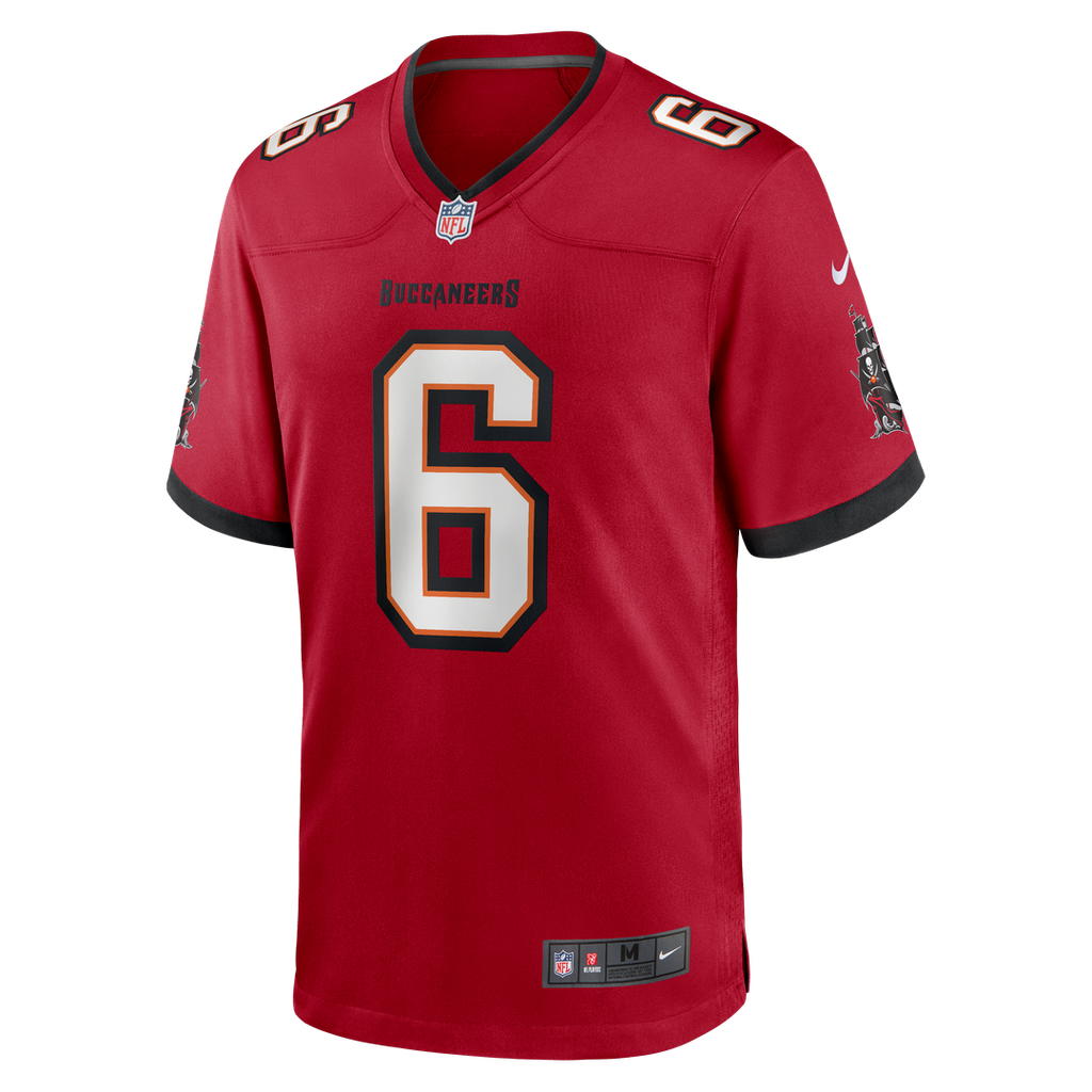 Tampa Bay Buccaneers Baker Mayfield Nike Red Game Jersey