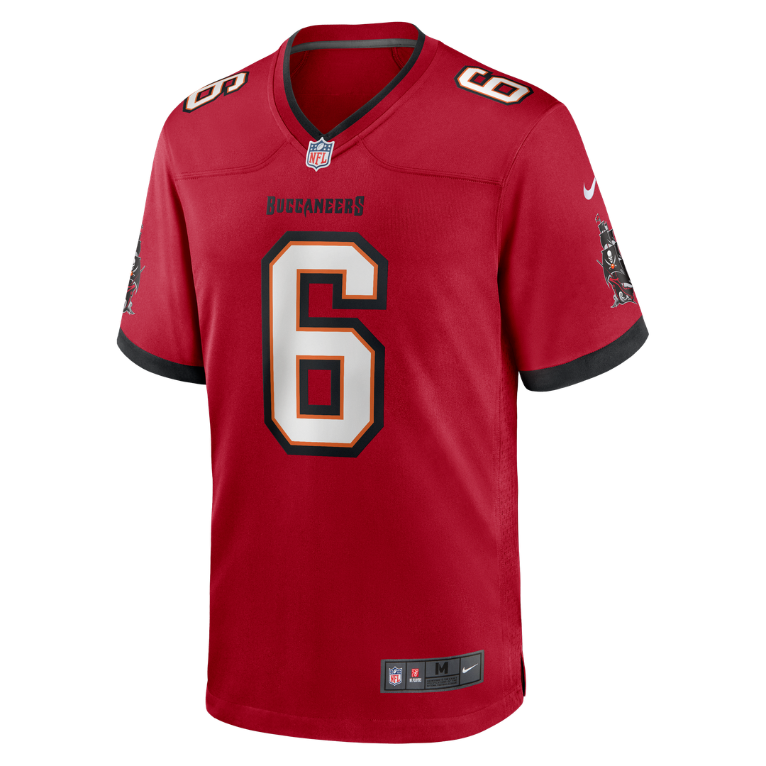 Tampa Bay Buccaneers Baker Mayfield Nike Red Game Jersey