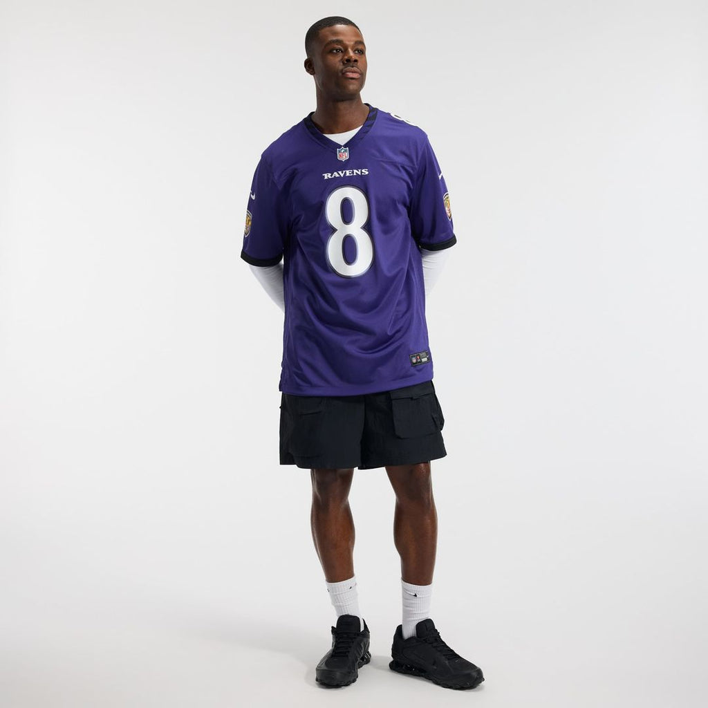 Baltimore Ravens Lamar Jackson Nike Purple Game Jersey