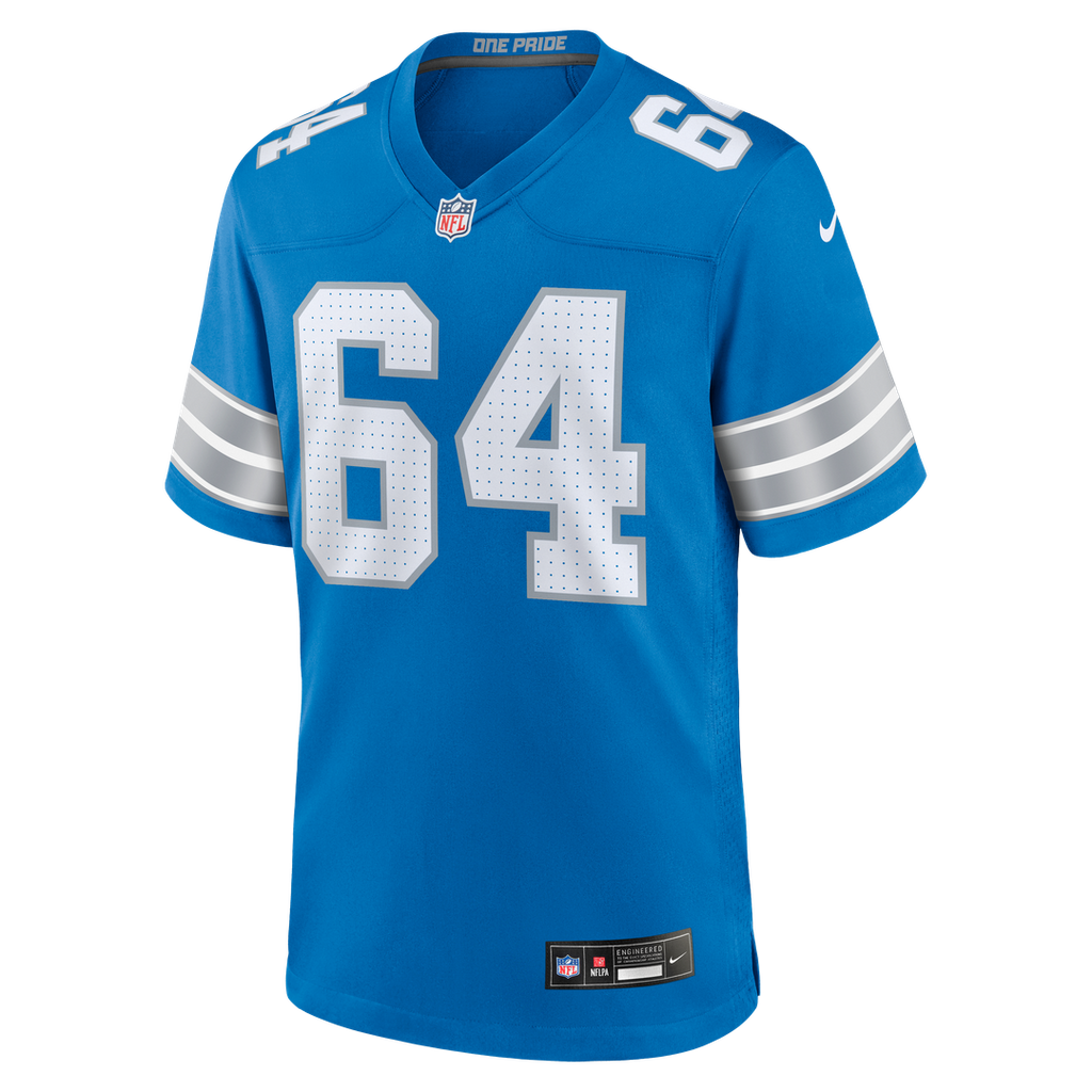 Detroit Lions Cade Mays Nike Blue Game Jersey