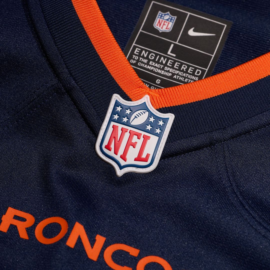 Denver Broncos Bo Nix Nike Orange Game Jersey