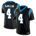 Carolina Panthers Tetairoa McMillan Nike Black Team Vapor FUSE Stitched Limited Jersey