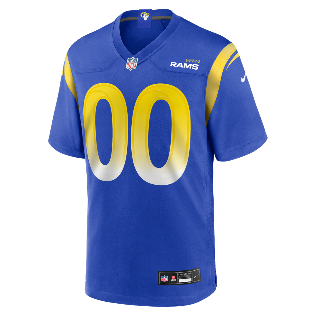 Los Angeles Rams Nike Royal Custom Jersey