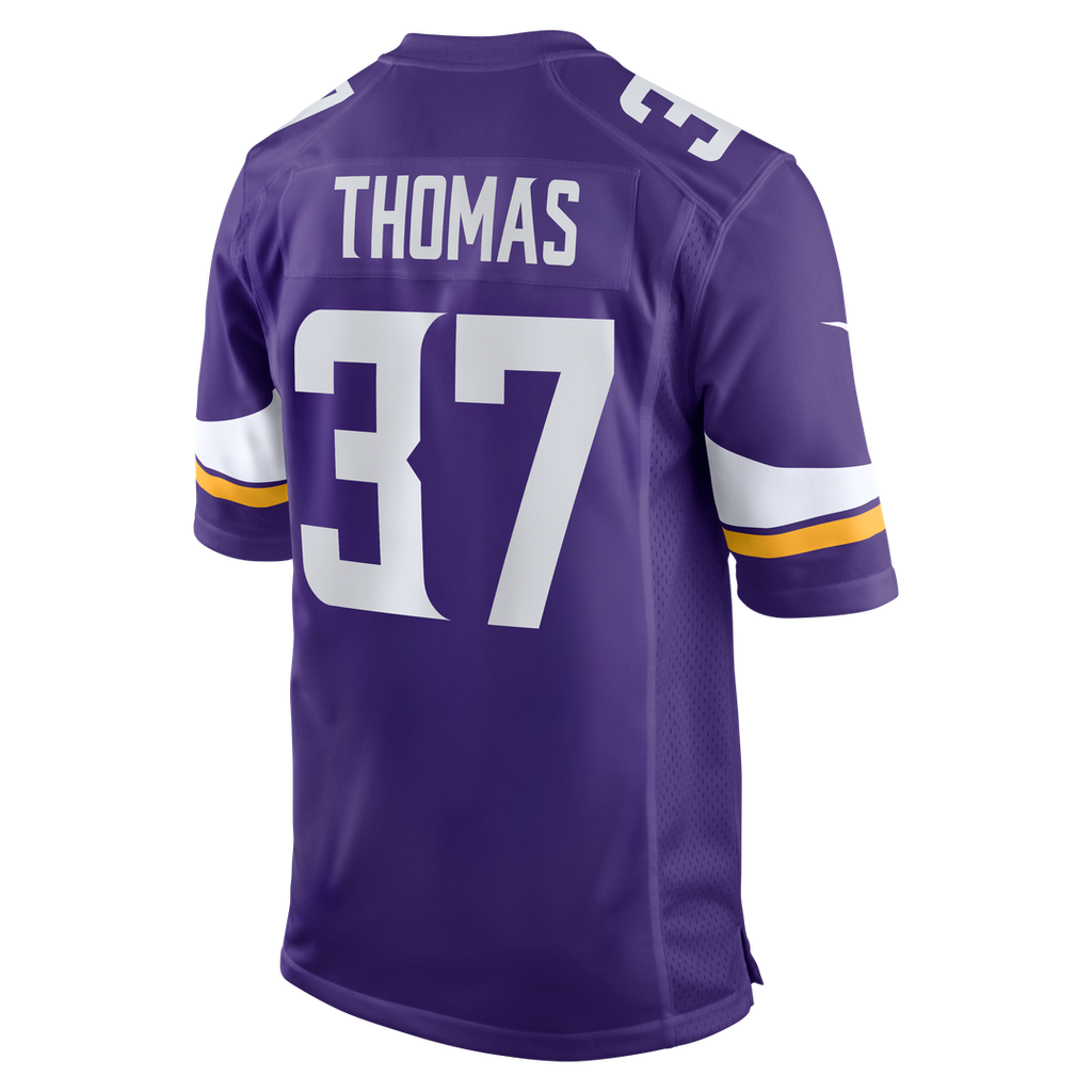 Minnesota Vikings Tavierre Thomas Nike Purple Game Jersey