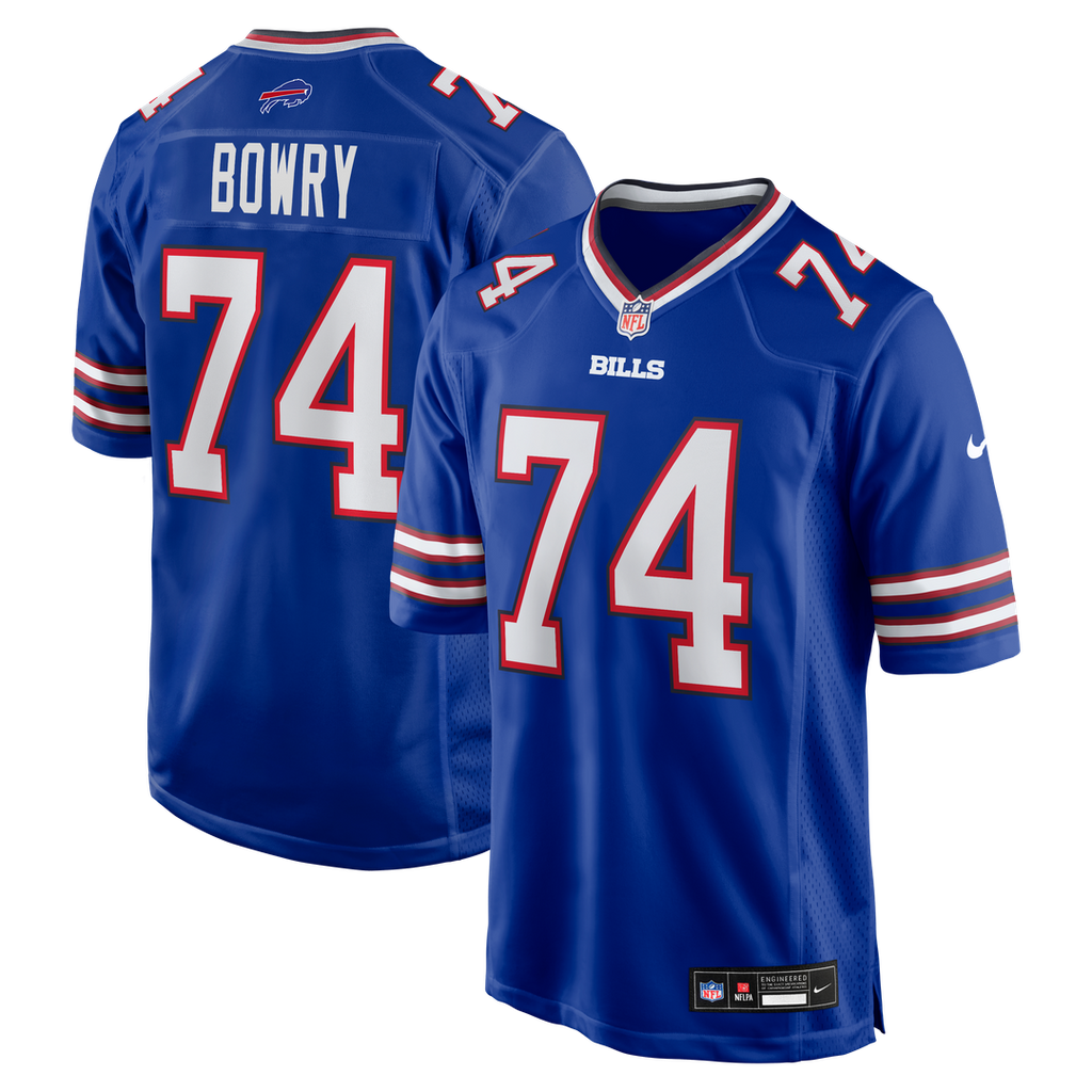 Buffalo Bills Jude Bowry Nike Royal Game Jersey