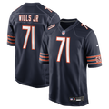 Chicago Bears Jedrick Wills Jr. Nike Navy Game Jersey