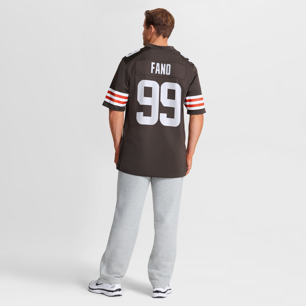Cleveland Browns Logan Fano Nike Brown Game Jersey