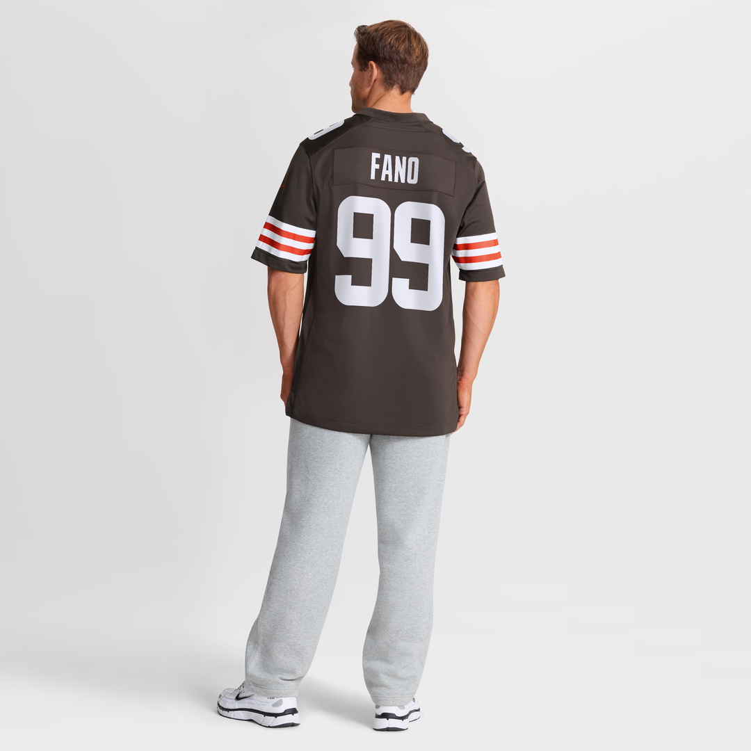 Cleveland Browns Logan Fano Nike Brown Game Jersey