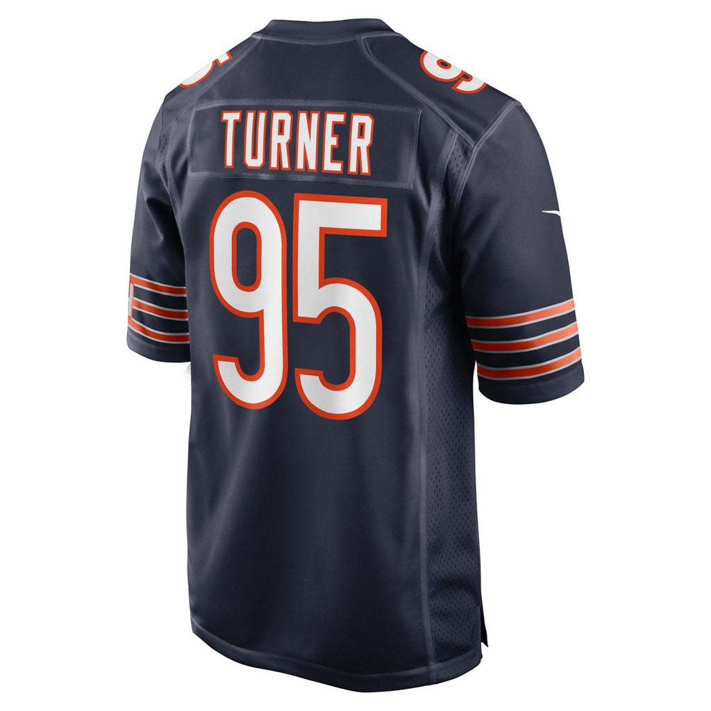 Chicago Bears Shemar Turner Nike Navy Game Jersey