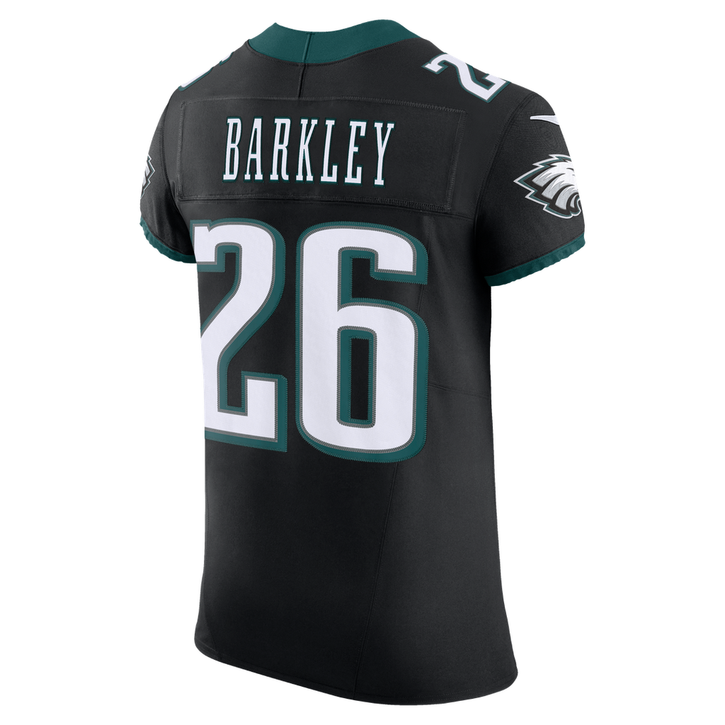 Philadelphia Eagles Saquon Barkley Nike Black Alternate Vapor FUSE Elite Jersey