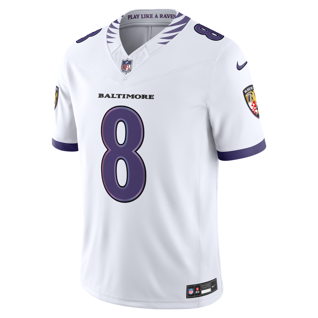 Baltimore Ravens Lamar Jackson Nike Purple Team Vapor FUSE Stitched Limited Jersey