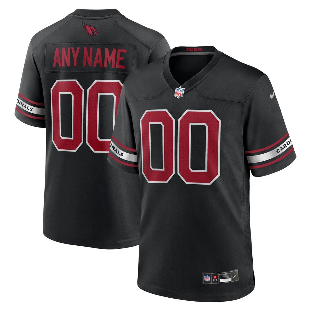 Arizona Cardinals Nike Black Alternate Custom Jersey
