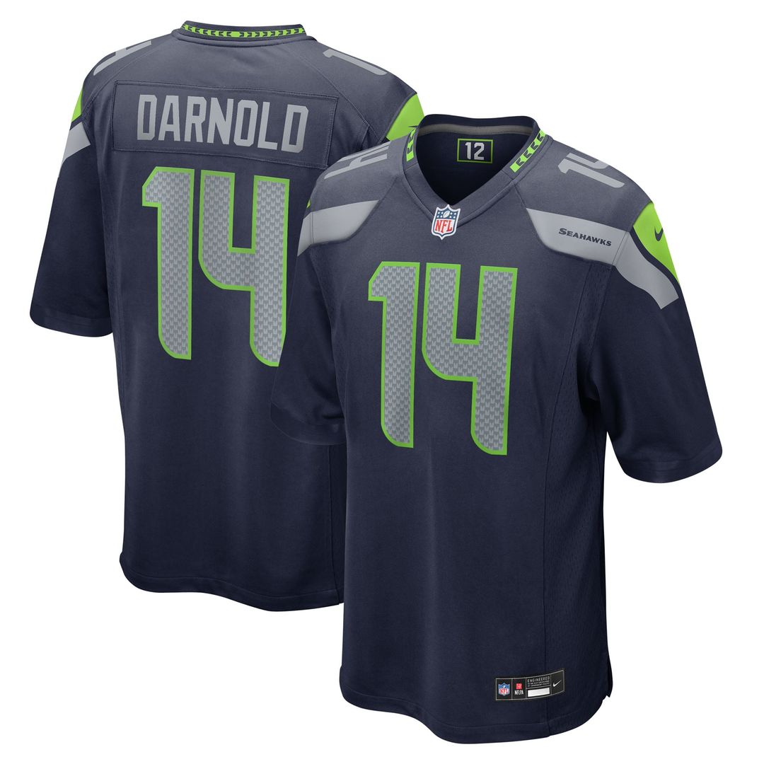 Seattle Seahawks Sam Darnold Nike Royal Alternate Game Jersey