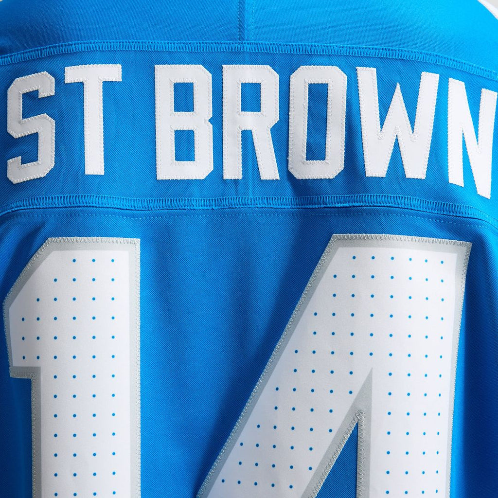 Detroit Lions Amon - Ra St. Brown Nike White Vapor FUSE Stitched Limited Jersey